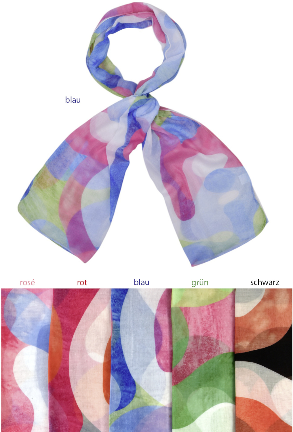 #785 Multicolor - Schal