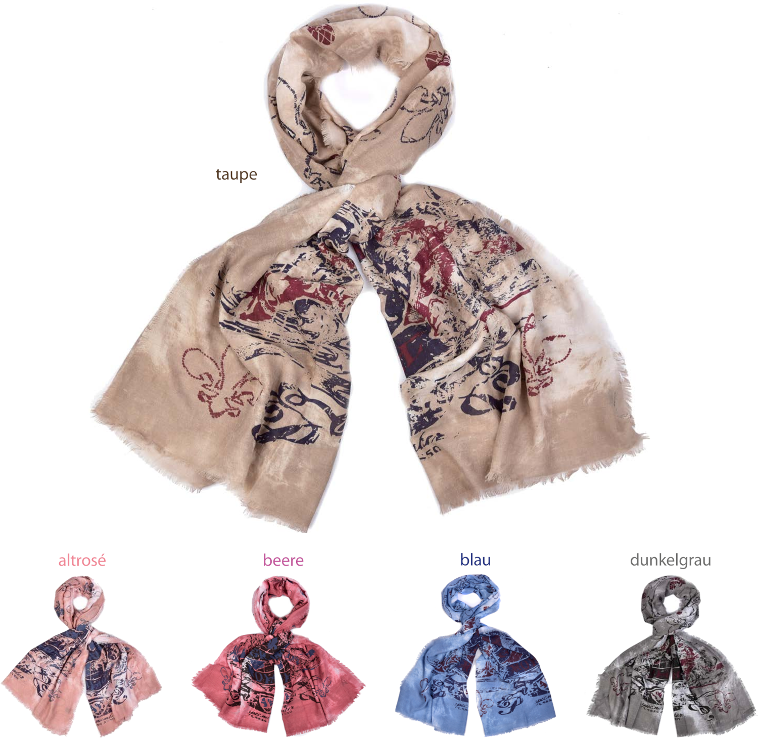 #134-2 Schal Mittelalter