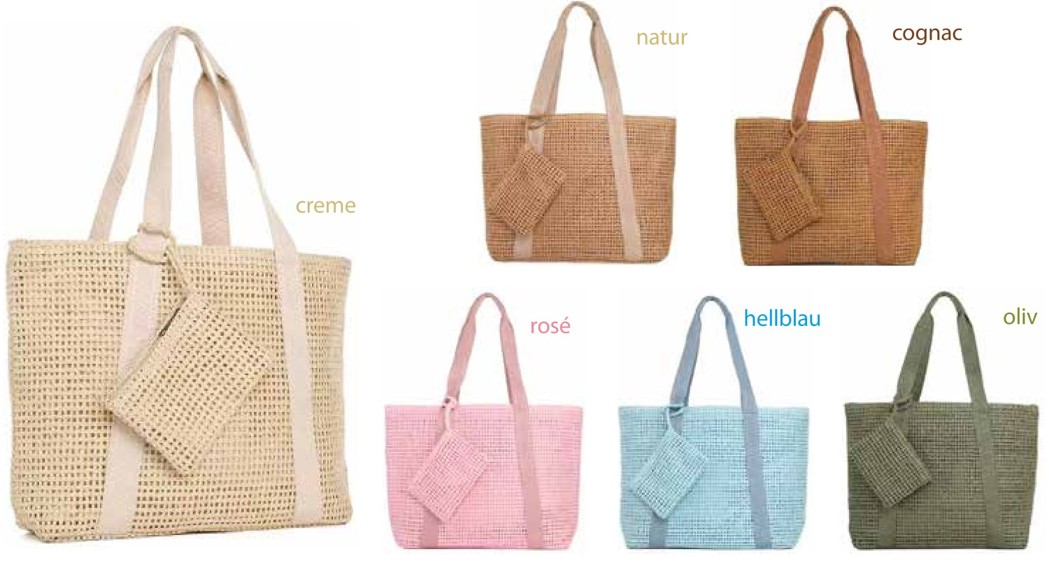 T 237 Korbtasche mit kleiner Außentasche und Innenfach