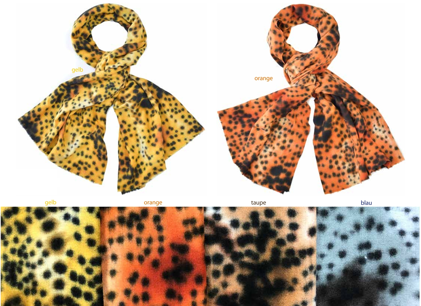 #484 flauschiger Leo Schal