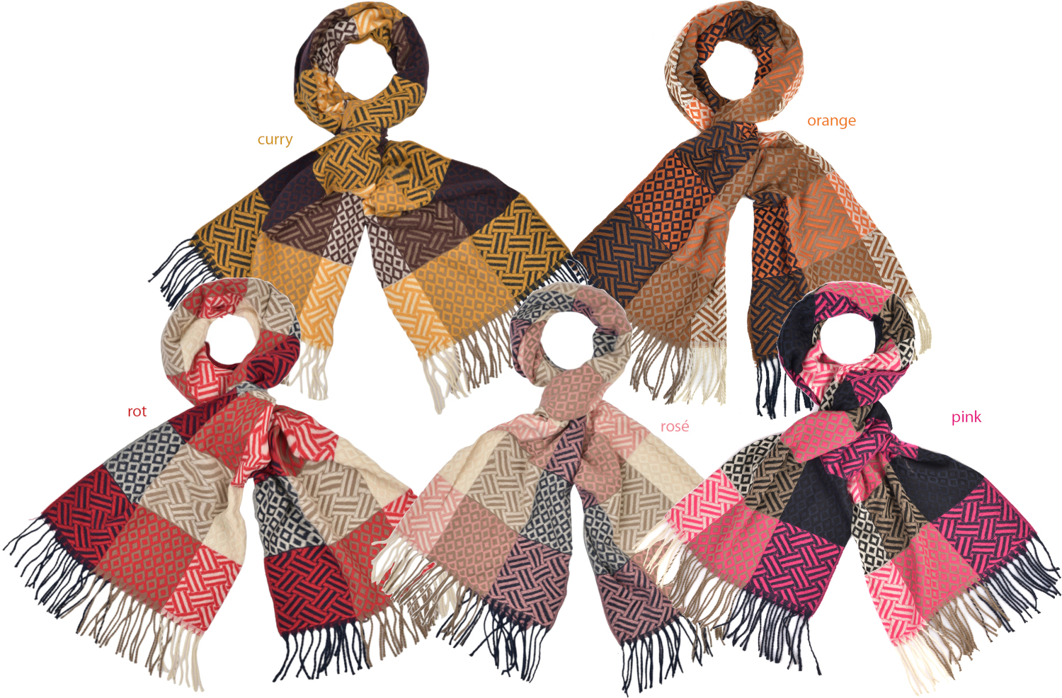 #514 Karo-Schal (hochwertig)