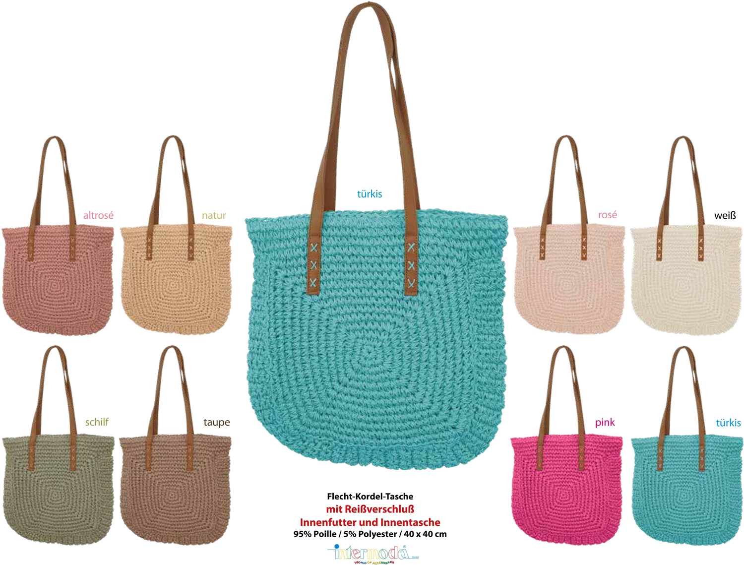 T 299 - Flecht-Kordel-Tasche