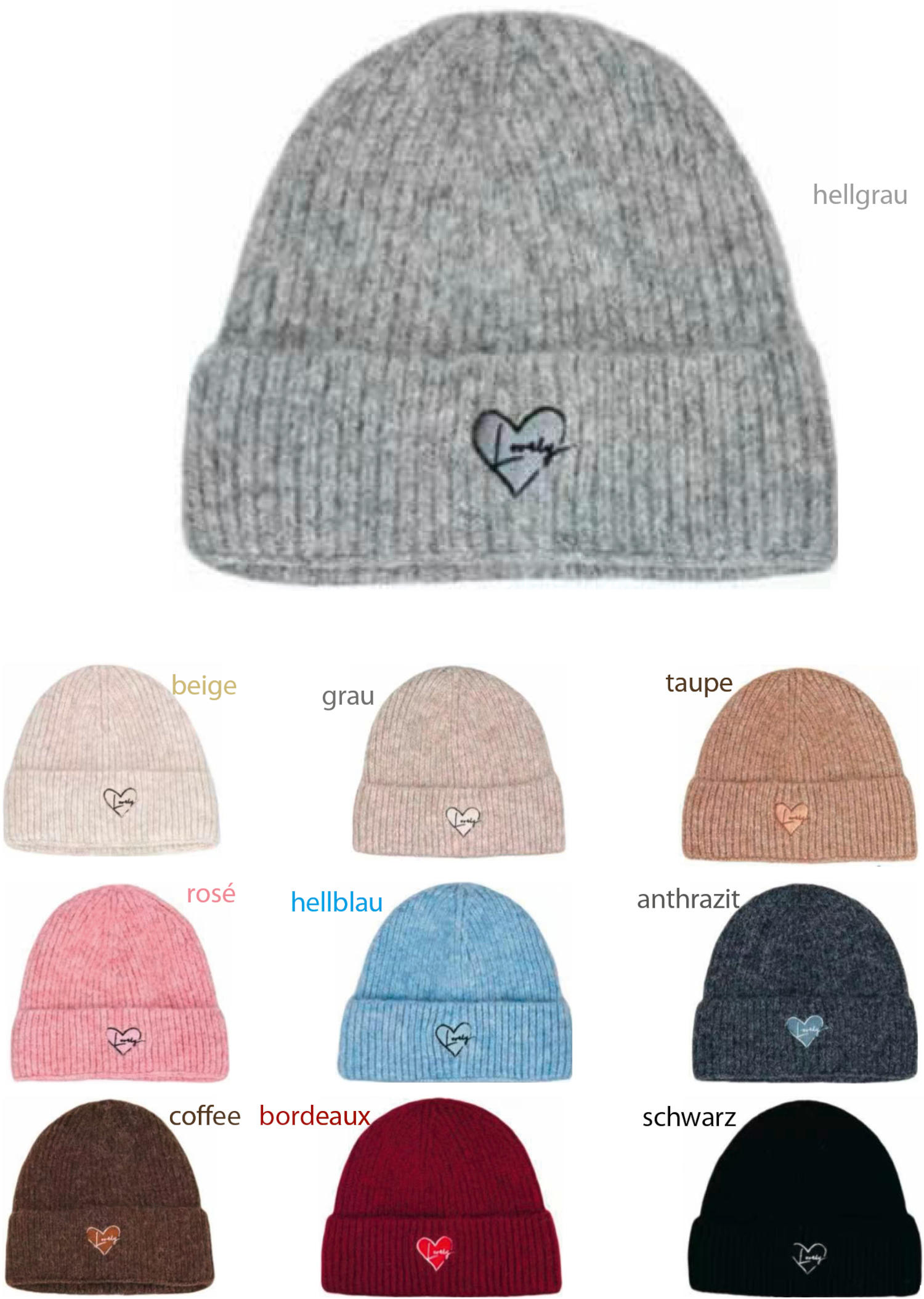 M 832 Herz-Mütze
