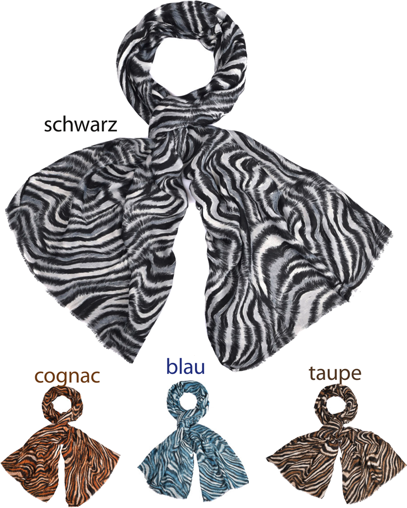 #561 Zebra Schal