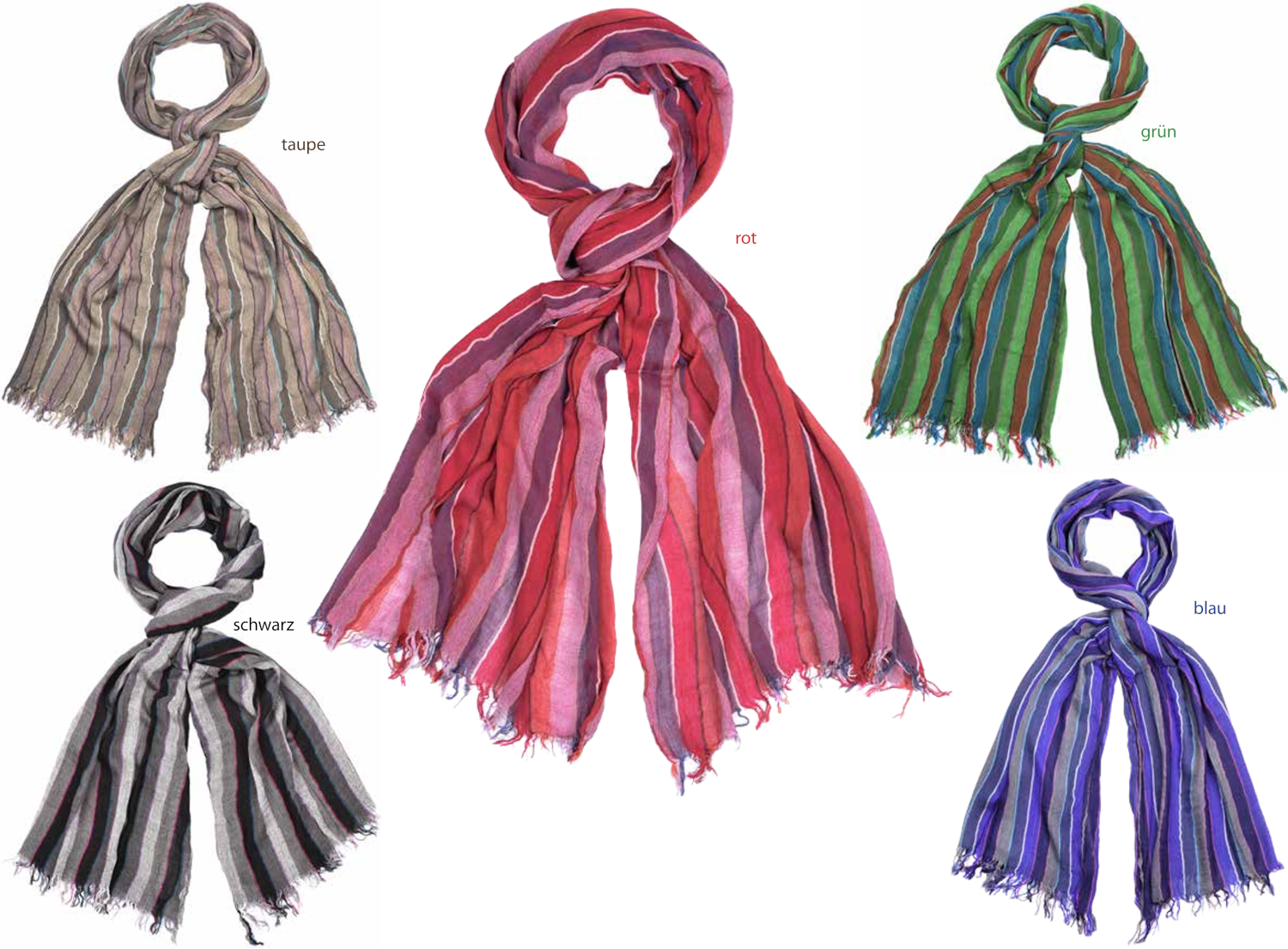 #573 Herren Streifenschal