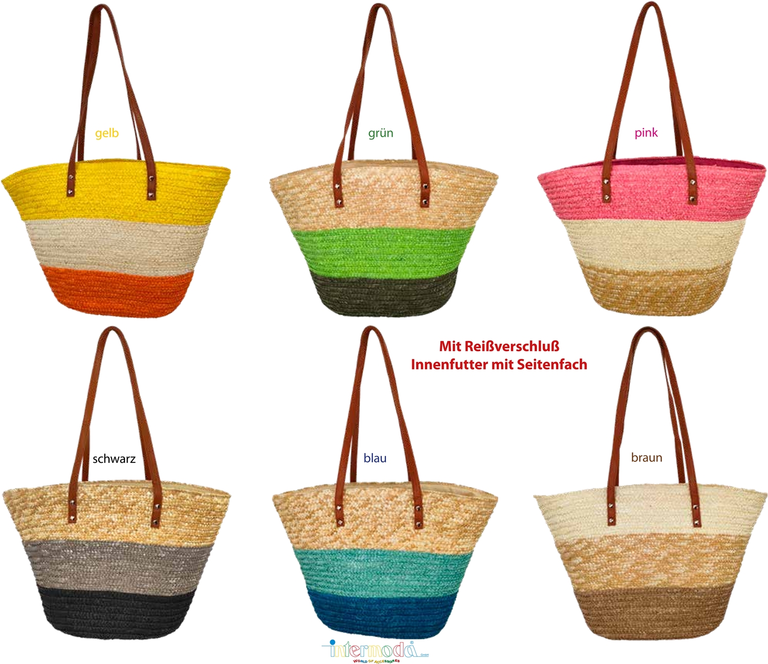 T 320 - Hochwertige Sommer-Bast-Tasche