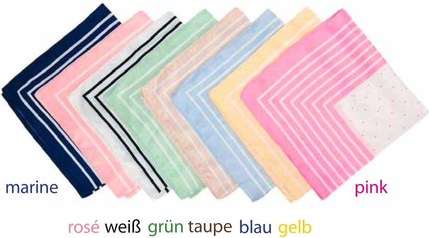 #364 Streifen Nickituch
