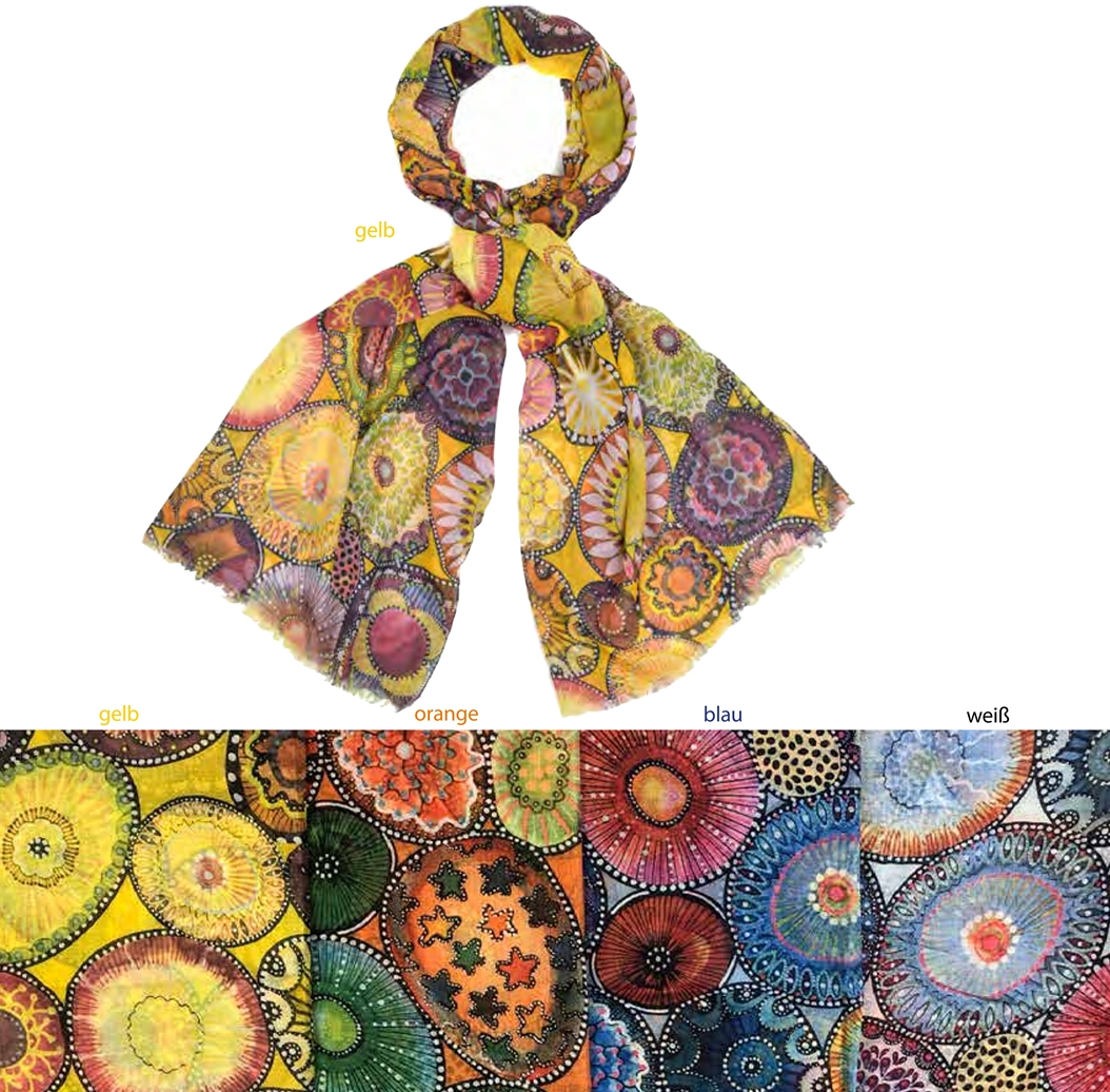 #954 Flower-Power-Schal