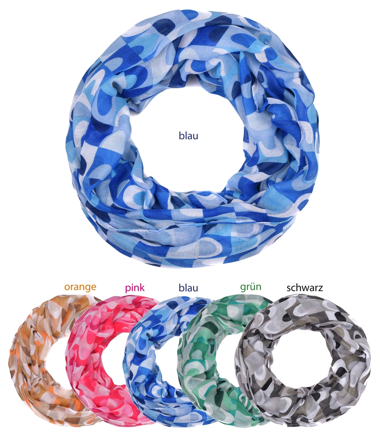 #185 Loop mit Retro Muster